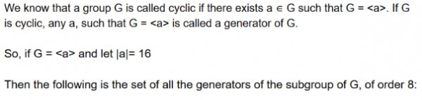 22+ The Number Of Generator Of Cyclic Group Of Order 8 Pics